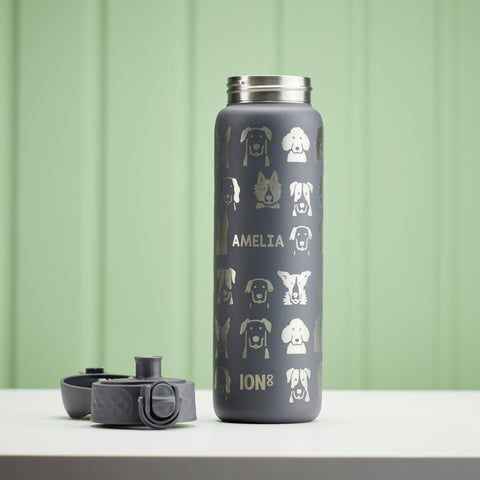 Personalised Dog Children's School Ion8 Water Bottle Personalised Dog Children's School Ion8 Water Bottle