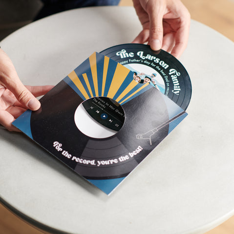 Personalised Retro Record Metal Photo And Song Print Personalised Retro Record Metal Photo And Song Print