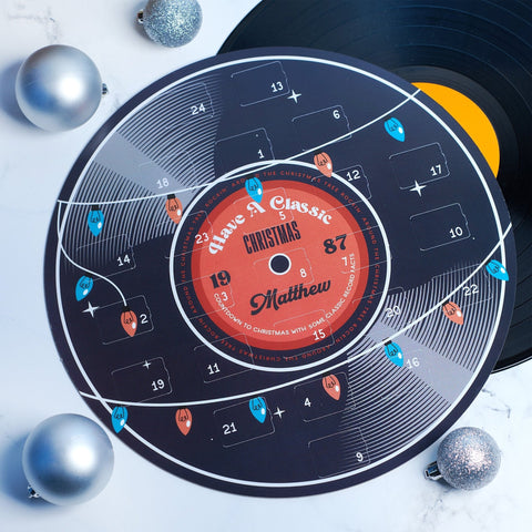 Oakdene Designs Advent Calendar Personalised Vinyl Record Music Advent Calendar Oakdene Designs Advent Calendar Personalised Vinyl Record Music Advent Calendar