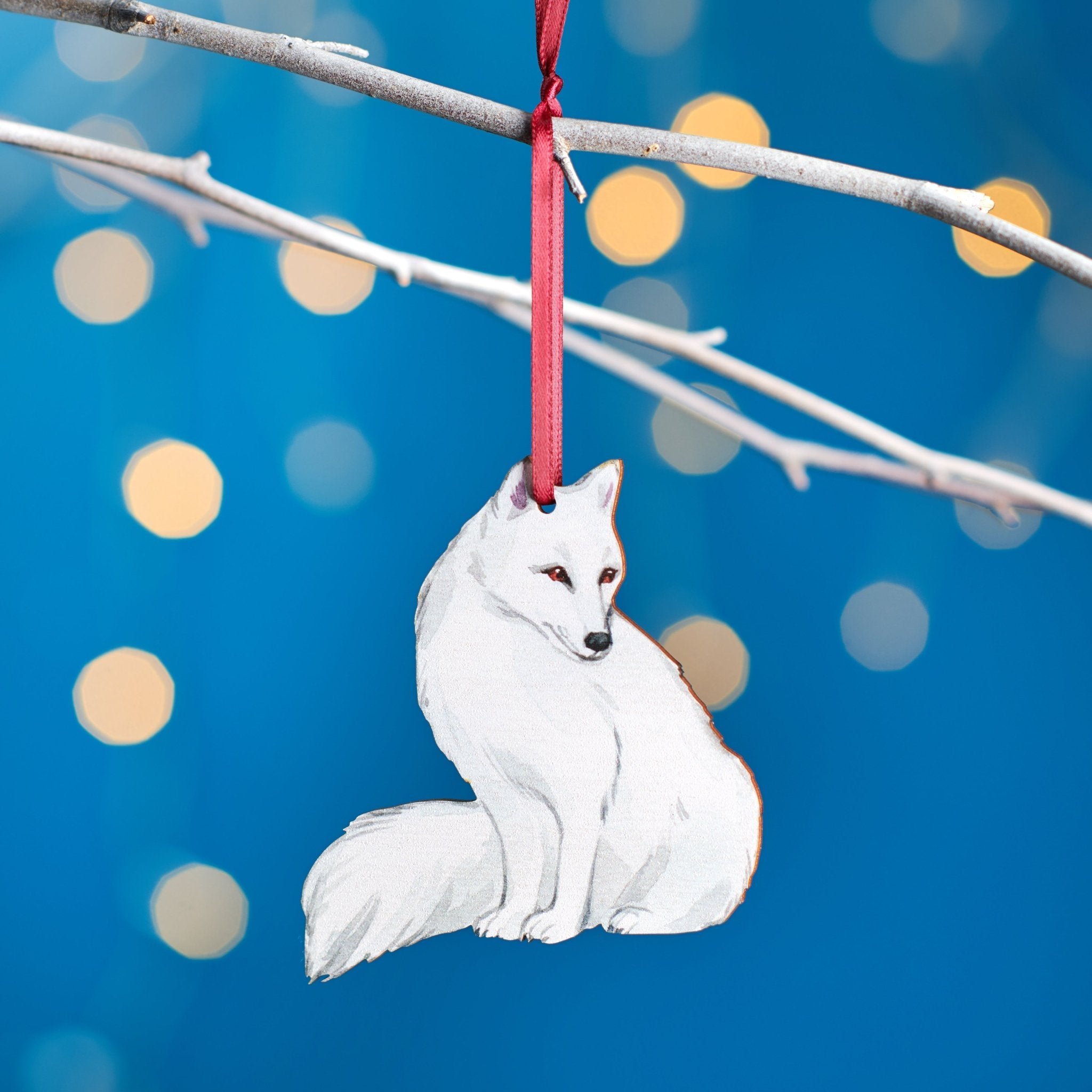 Oakdene Designs Christmas Decorations Arctic Fox Christmas Tree Decoration Oakdene Designs Christmas Decorations Arctic Fox Christmas Tree Decoration