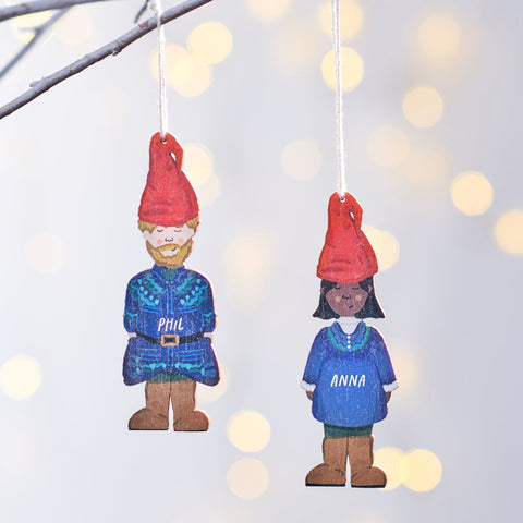 Oakdene Designs Christmas Decorations Personalised Adult Gnome Decorations Oakdene Designs Christmas Decorations Personalised Adult Gnome Decorations