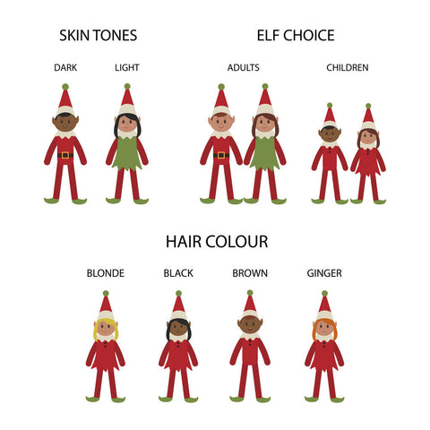 Oakdene Designs Christmas Decorations Personalised Family Elf Decoration Oakdene Designs Christmas Decorations Personalised Family Elf Decoration