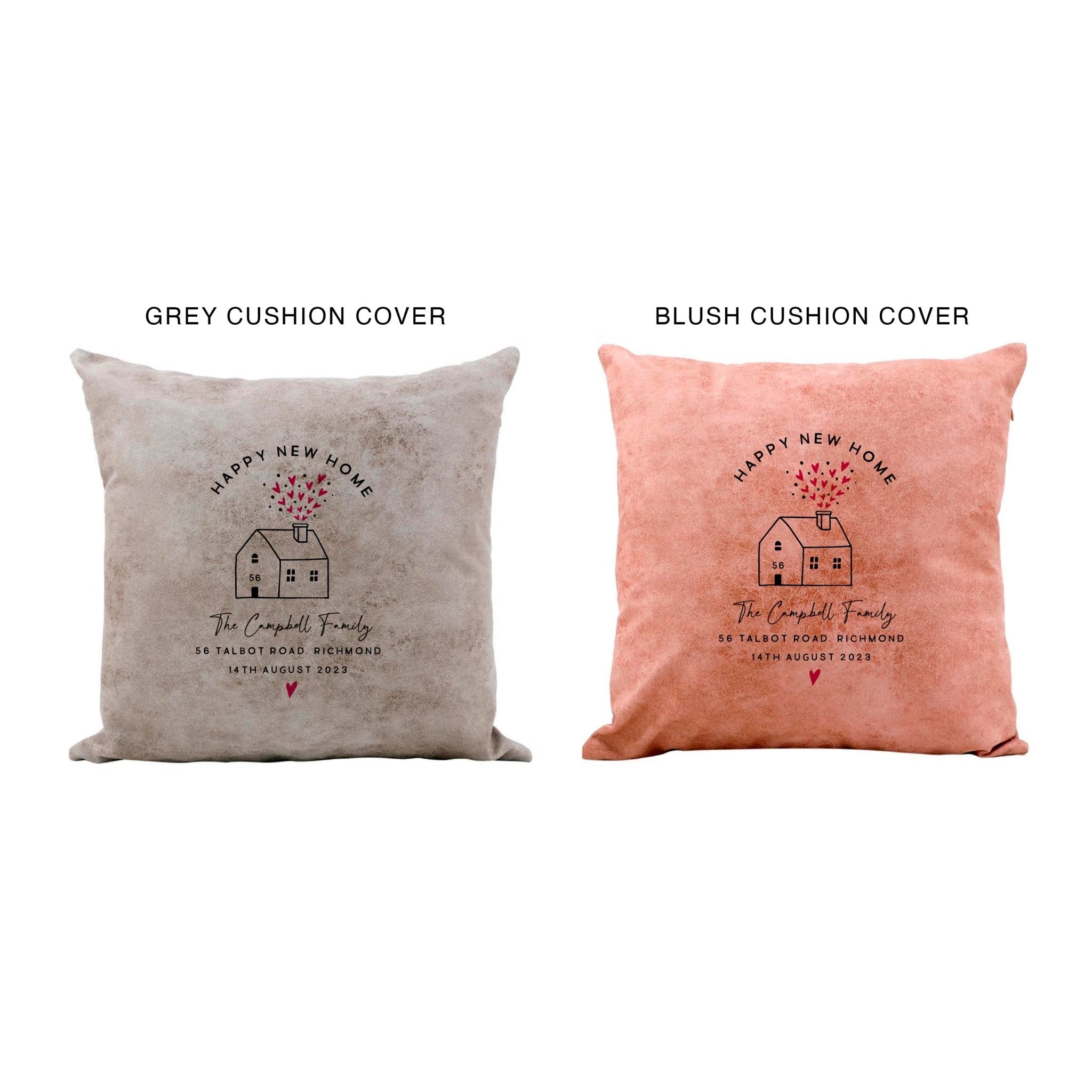 Oakdene Designs Cushions Personalised 'Happy New Home' Cushion Oakdene Designs Cushions Personalised 'Happy New Home' Cushion