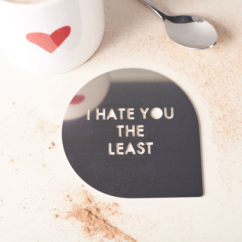 Oakdene Designs Food / Drink Personalised Couples Coffee Stencil Oakdene Designs Food / Drink Personalised Couples Coffee Stencil