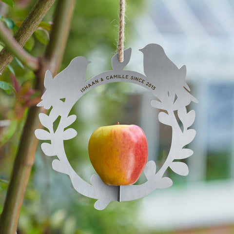 Oakdene Designs Garden Personalised Couples Bird Feeder Oakdene Designs Garden Personalised Couples Bird Feeder