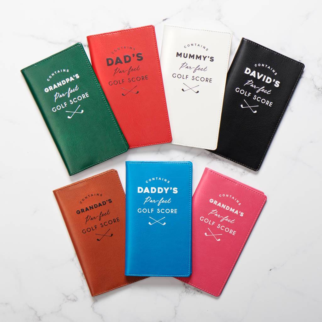 Oakdene Designs Golf Accessories Personalised Golf Score Card Holder Oakdene Designs Golf Accessories Personalised Golf Score Card Holder