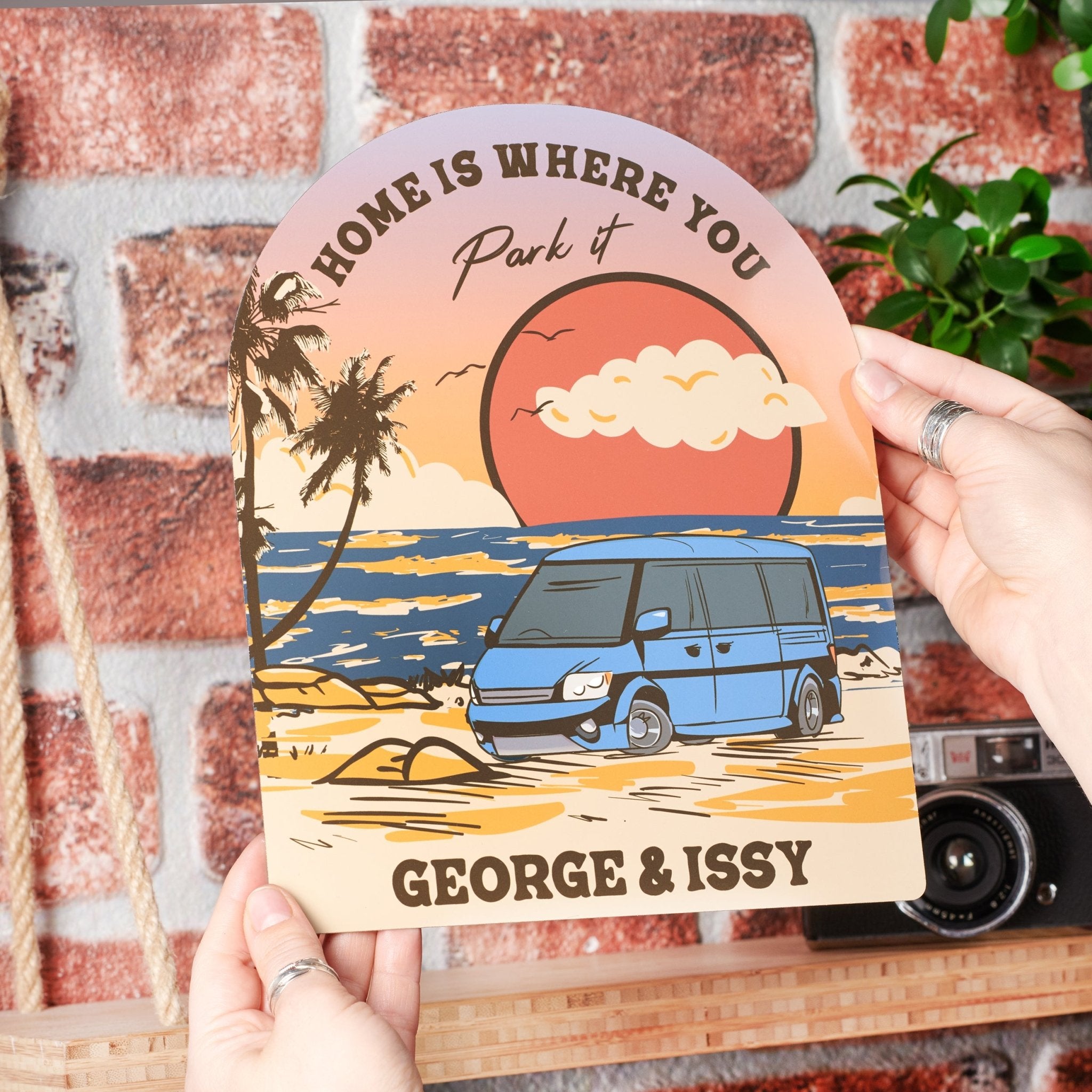 Oakdene Designs Home Decor Personalised Motorhome/Campervan Adventure Sign Oakdene Designs Home Decor Personalised Motorhome/Campervan Adventure Sign