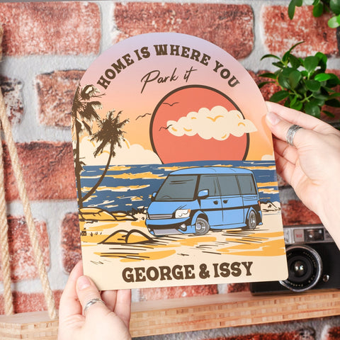 Oakdene Designs Home Decor Personalised Motorhome/Campervan Adventure Sign Oakdene Designs Home Decor Personalised Motorhome/Campervan Adventure Sign