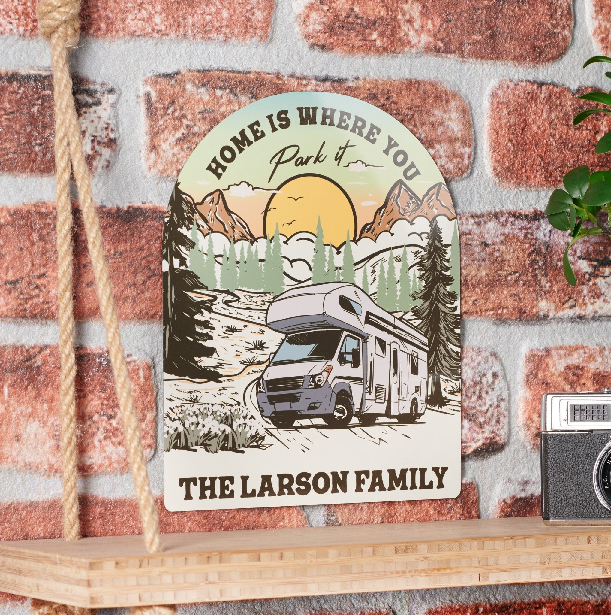 Oakdene Designs Home Decor Personalised Motorhome/Campervan Adventure Sign Oakdene Designs Home Decor Personalised Motorhome/Campervan Adventure Sign