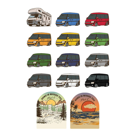 Oakdene Designs Home Decor Personalised Motorhome/Campervan Adventure Sign Oakdene Designs Home Decor Personalised Motorhome/Campervan Adventure Sign