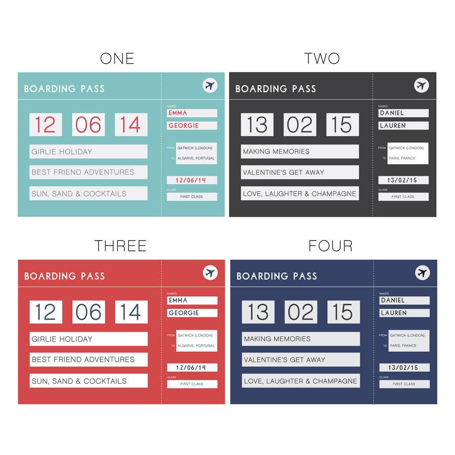 Oakdene Designs Home Decor Personalised Plane Boarding Pass Ticket Plaque Oakdene Designs Home Decor Personalised Plane Boarding Pass Ticket Plaque