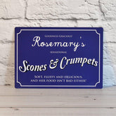 Oakdene Designs Home Decor Personalised Vintage Style Metal Sign