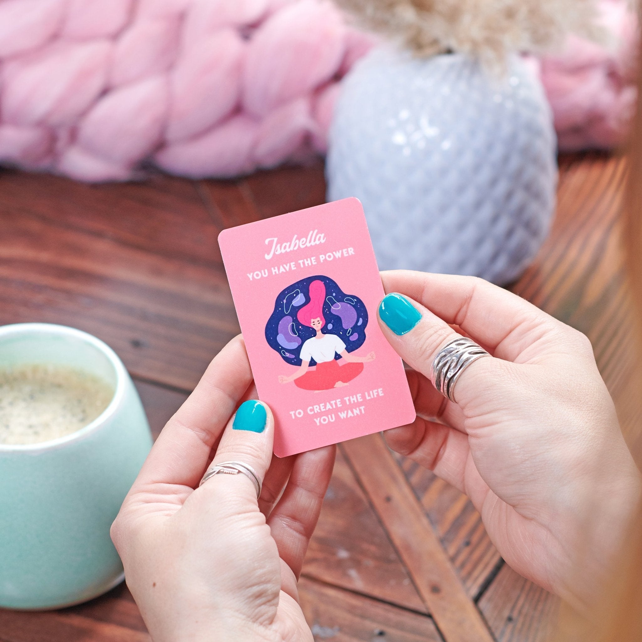 Oakdene Designs Keepsakes & Tokens Personalised Affirmation Purse Card Oakdene Designs Keepsakes & Tokens Personalised Affirmation Purse Card