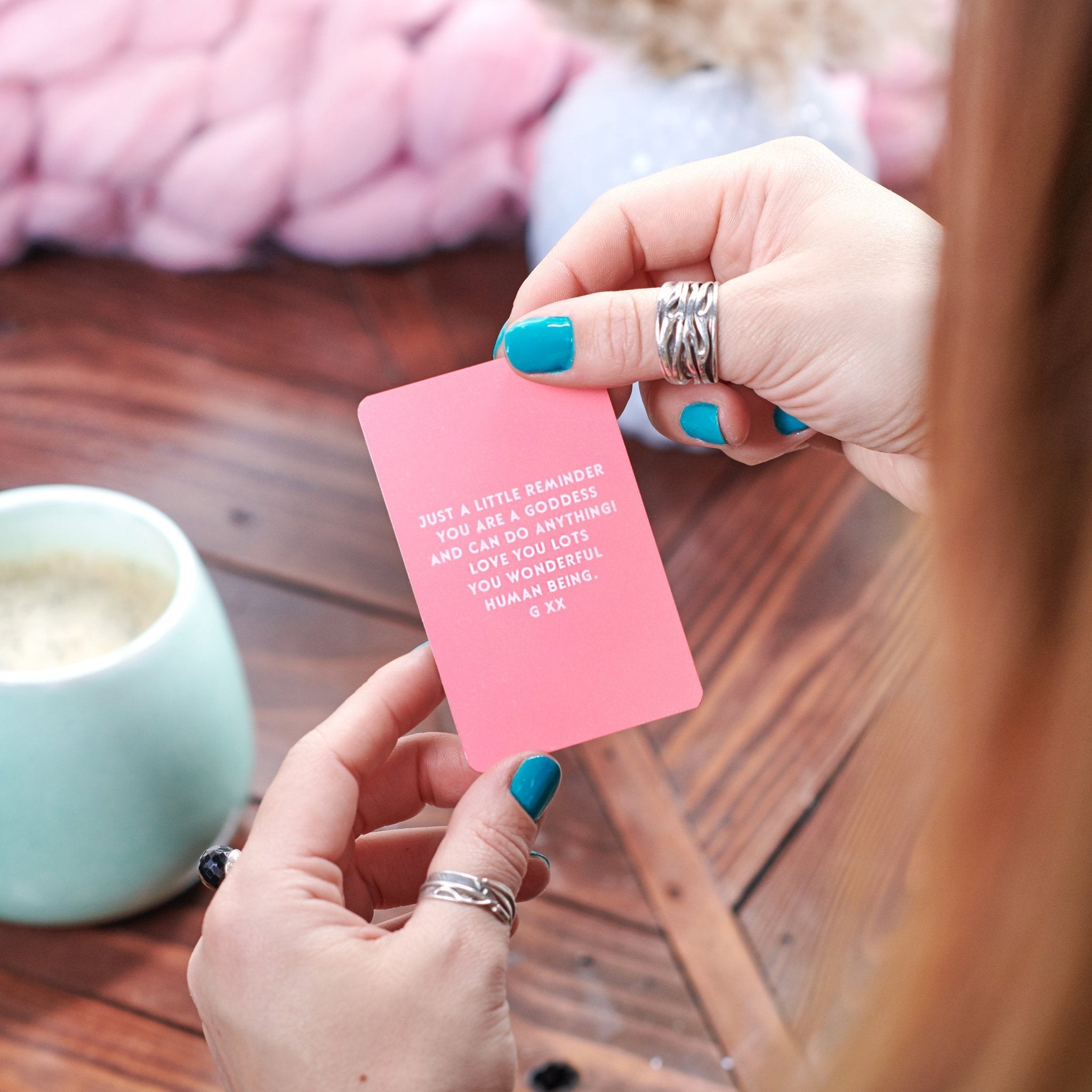 Oakdene Designs Keepsakes & Tokens Personalised Affirmation Purse Card Oakdene Designs Keepsakes & Tokens Personalised Affirmation Purse Card