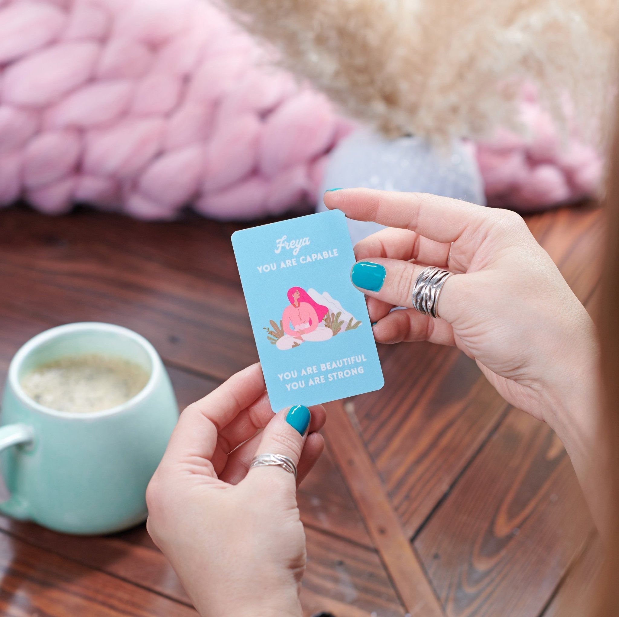 Oakdene Designs Keepsakes & Tokens Personalised Affirmation Purse Card Oakdene Designs Keepsakes & Tokens Personalised Affirmation Purse Card