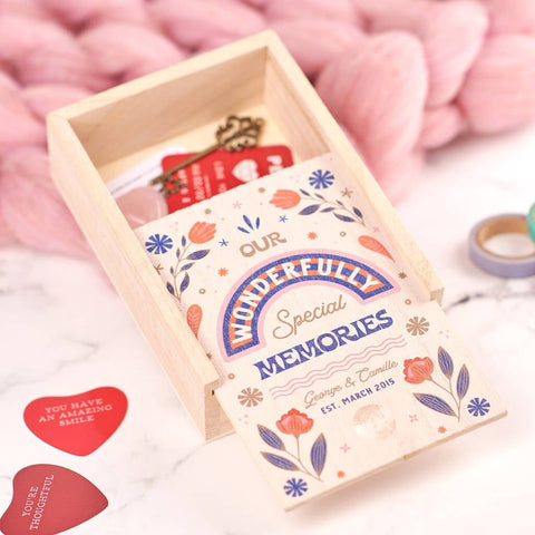 Oakdene Designs Keepsakes & Tokens Personalised Couples Memory Box Oakdene Designs Keepsakes & Tokens Personalised Couples Memory Box
