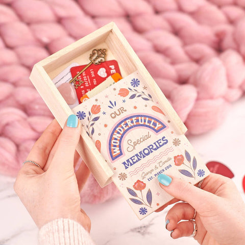 Oakdene Designs Keepsakes & Tokens Personalised Couples Memory Box Oakdene Designs Keepsakes & Tokens Personalised Couples Memory Box