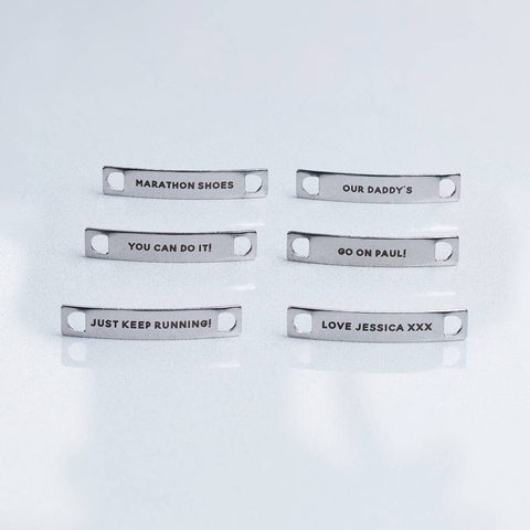Oakdene Designs Keepsakes & Tokens Personalised Metal Shoe Tags Oakdene Designs Keepsakes & Tokens Personalised Metal Shoe Tags