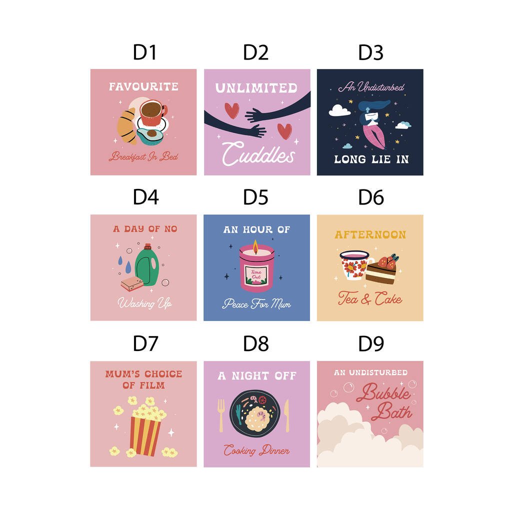 Oakdene Designs Keepsakes & Tokens Personalised Mini Coupons For Mum Oakdene Designs Keepsakes & Tokens Personalised Mini Coupons For Mum