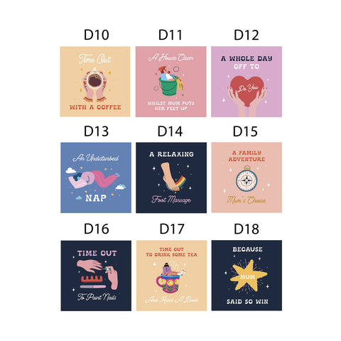 Oakdene Designs Keepsakes & Tokens Personalised Mini Coupons For Mum Oakdene Designs Keepsakes & Tokens Personalised Mini Coupons For Mum