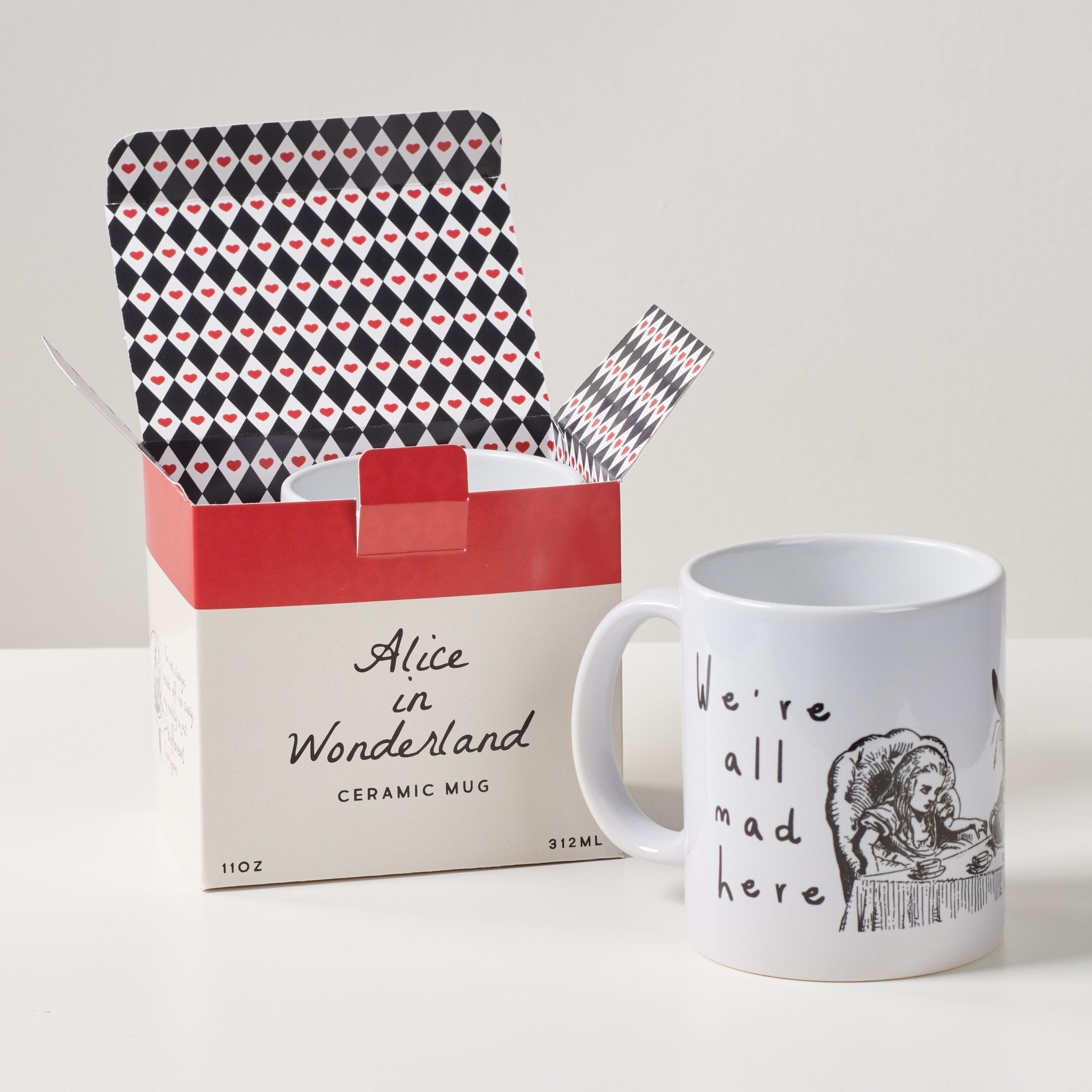 Oakdene Designs Mugs Alice In Wonderland 'We're All Mad Here' Mug Oakdene Designs Mugs Alice In Wonderland 'We're All Mad Here' Mug