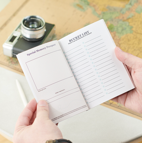 Oakdene Designs Notebooks Personalised Family Passport Adventure Notebook Journal