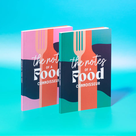 Oakdene Designs Notebooks Pink Notes Of A Food Connoisseur Notebook