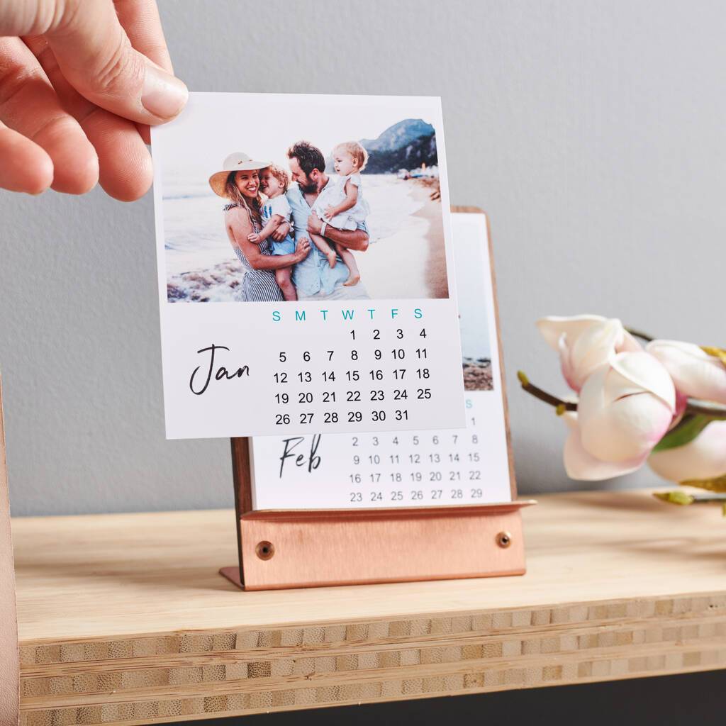 Oakdene Designs Photo Products Personalised Copper And Walnut Photo Calendar Oakdene Designs Photo Products Personalised Copper And Walnut Photo Calendar