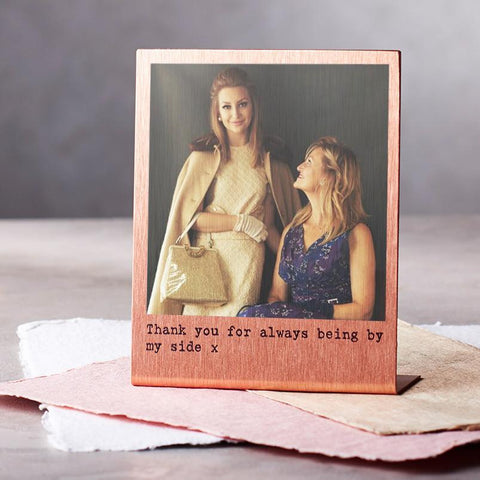 Oakdene Designs Photo Products Personalised Solid Copper Photo Print Oakdene Designs Photo Products Personalised Solid Copper Photo Print