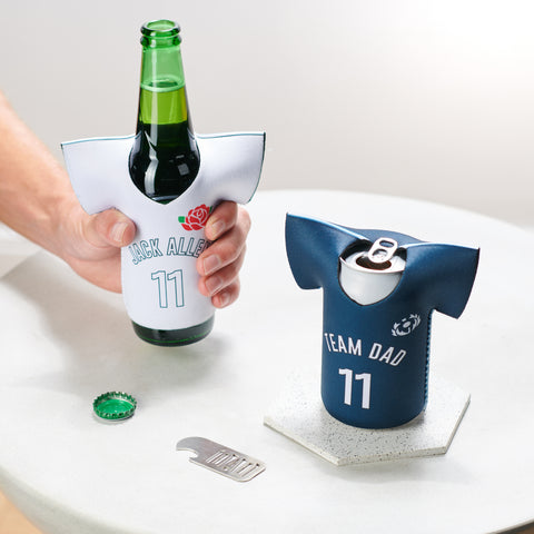 Personalised Rugby Shirt Can Cooler Personalised Rugby Shirt Can Cooler