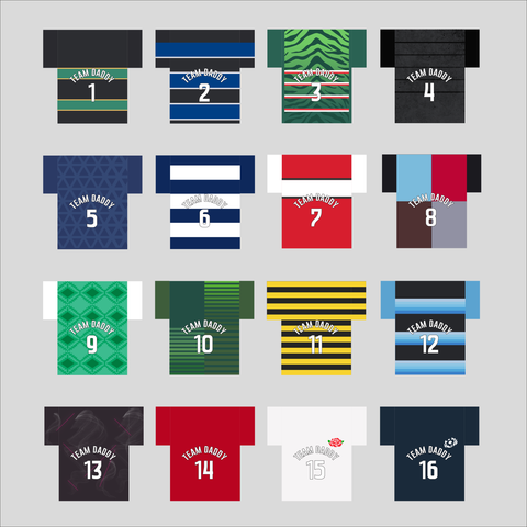 Personalised Rugby Shirt Can Cooler Personalised Rugby Shirt Can Cooler