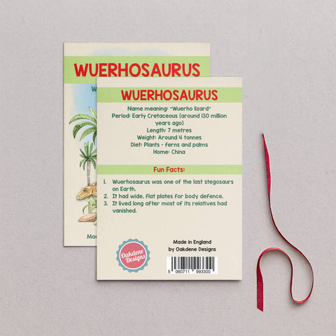 Wooden Wuerhosaurus Dinosaur Christmas Tree Decoration Wooden Wuerhosaurus Dinosaur Christmas Tree Decoration