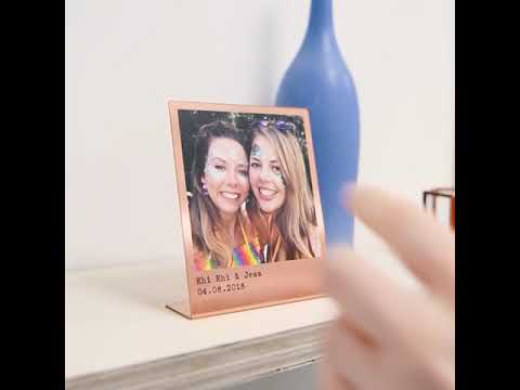 Personalised Solid Copper Photo Print Personalised Solid Copper Photo Print