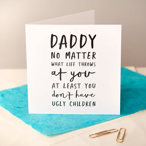 Oakdene Designs Cards Funny Black Foiled Father's Day Card