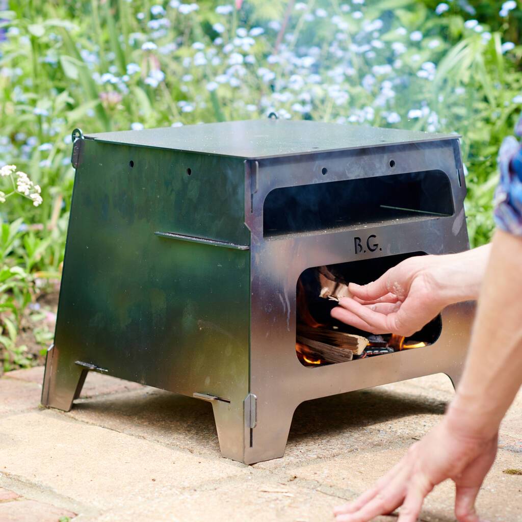 Oakdene Designs Fire Pit Personalised Slot Together Portable Pizza Oven Oakdene Designs Fire Pit Personalised Slot Together Portable Pizza Oven