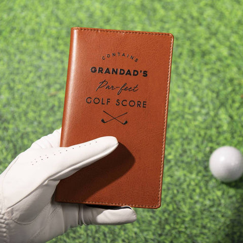 Oakdene Designs Golf Accessories Personalised Golf Score Card Holder