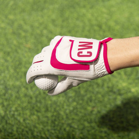 Oakdene Designs Golf Accessories Personalised Women's Leather Golf Glove