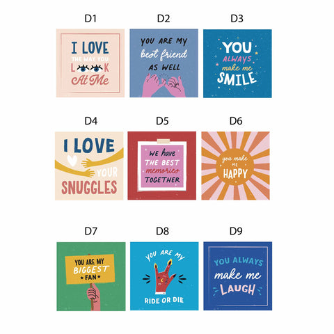 Oakdene Designs Keepsakes & Tokens Personalised Couples Reasons Why I Love You Mini Prints