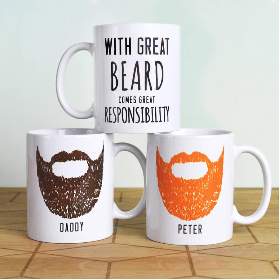 Oakdene Designs Mugs Personalised 'Great Beard' Man Mug