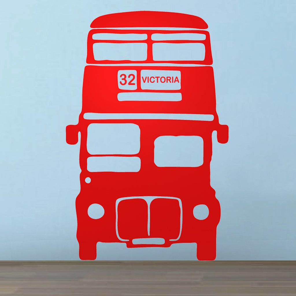 Personalised Bus Vinyl Wall Sticker | oakdenedesigns.com