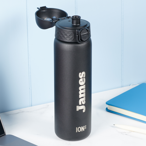 Personalised ION8 Steel Drinking Water Bottle