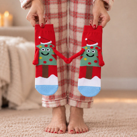 Fun Merry & Magnetic Christmas Tree Socks