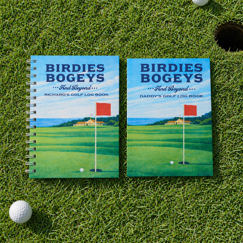 Personalised Golf Game Log Notebook