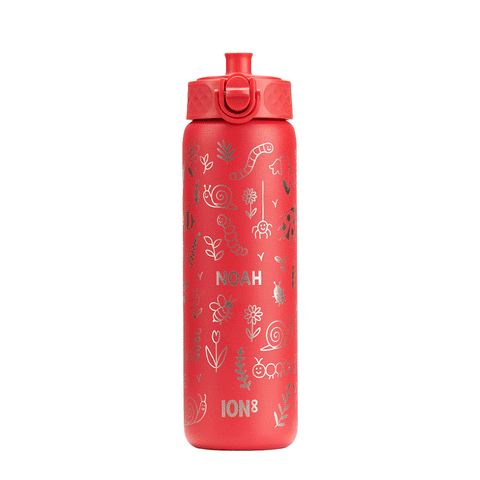 Personalised Bug Children's School Ion8 Water Bottle