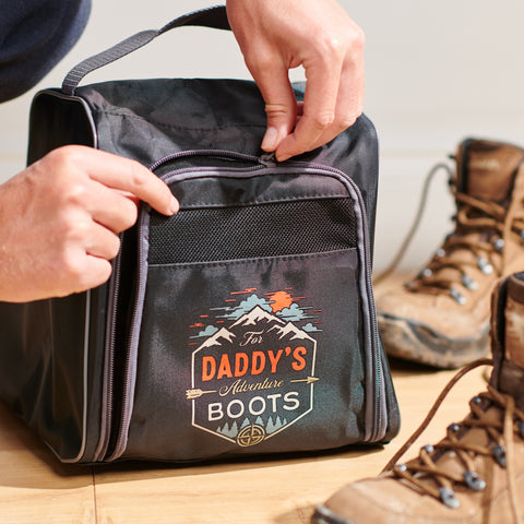 Personalised Adventure Hiking Boot Bag