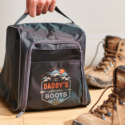 Personalised Adventure Hiking Boot Bag