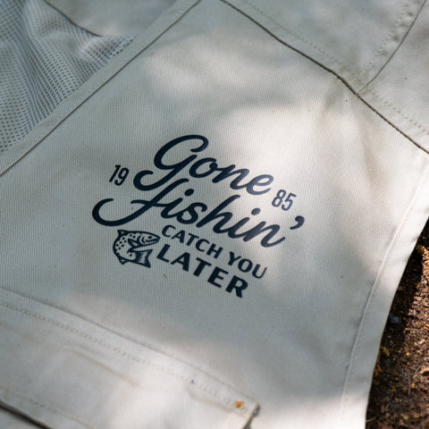 Personalised Men's Outdoor Fishing Gilet