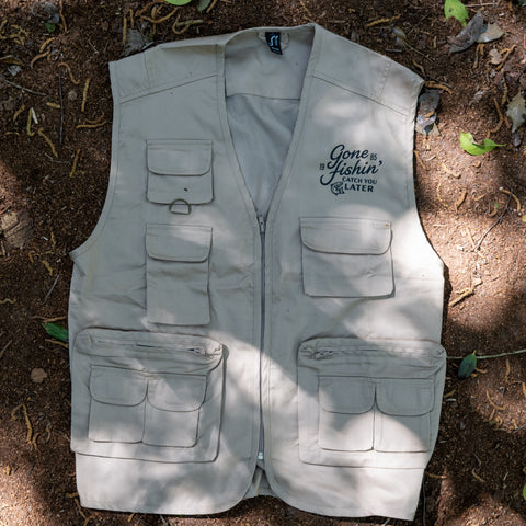 Personalised Men's Outdoor Fishing Gilet