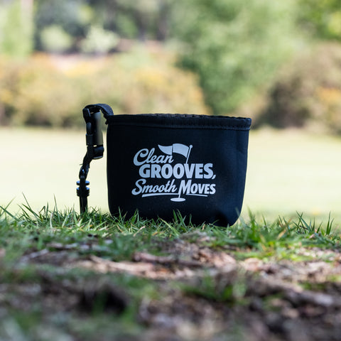 'Clean Grooves, Smooth Moves' Golf Club Bag Cleaner