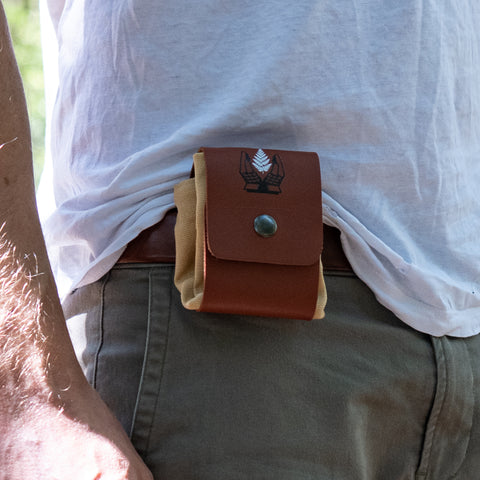 Personalised Outdoor Foraging Pouch And Notebook